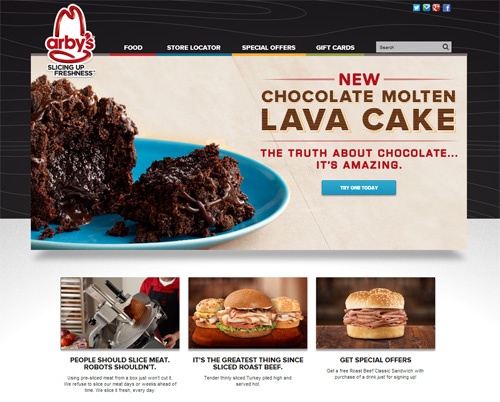 Arbys Website