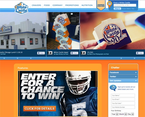 White Castle Website